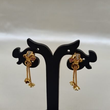 Gold plated earring