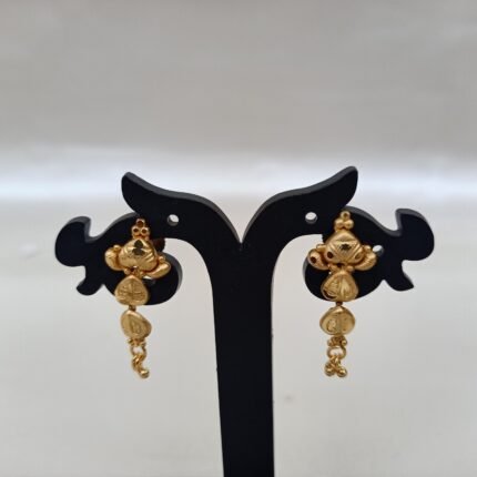 Gold plated earring